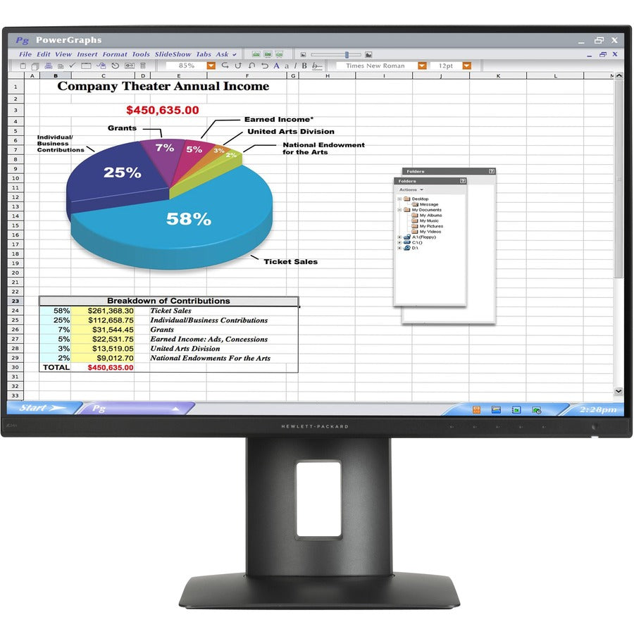 Refurbished (Excellent) - HP Z24n Z24n 24-inch Narrow Bezel IPS Display (Energy Star)