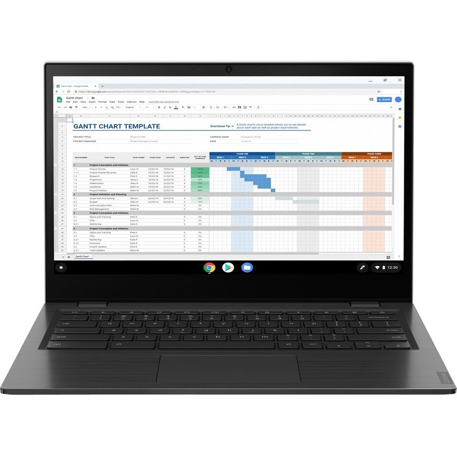 Refurbished (Fair) - Lenovo 14e 81MH0006US 14" Chromebook - Mineral Grey (AMD A4-9120 / 4 GB RAM / 32 GB Flash / ChromeOS)