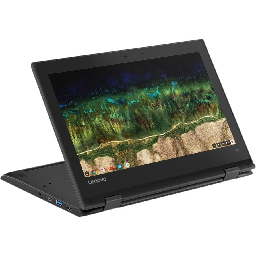 Refurbished (Good) - Lenovo 500e Chromebook 2nd Gen 81MC0000US 11.6" Touchscreen 2 in 1 Chromebook - Gray (Intel N4100 / 4 GB RAM / 32 GB Flash / ChromeOS)