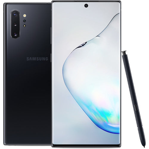 Refurbished (Excellent) - Samsung SM-N976V Galaxy Note10+ 256GB Smartphone - Aura Black - Unlocked