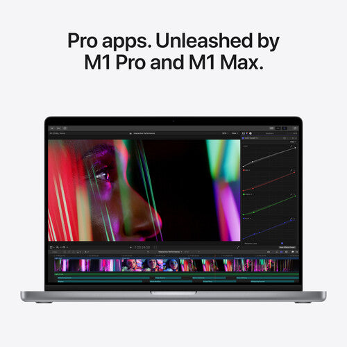 Refurbished (Excellent) - Apple MacBook Pro (2021) w/ Touch ID MKGR3LL/A 14.2" Notebook Apple M1 Pro 16 GB Unified RAM 512 GB SSD MacOS