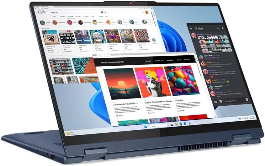 Open Box - Lenovo IdeaPad 5i 2-in-1 16" Touchscreen Laptop - Cosmic Blue (Intel i7-150U / 16 GB RAM / 1 TB SSD / Windows 11 Home)